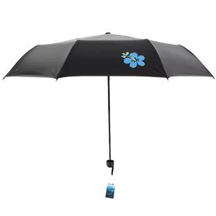 天堂小黑伞防晒太阳伞防紫外线遮阳晴雨两用伞简约定制折叠女印字