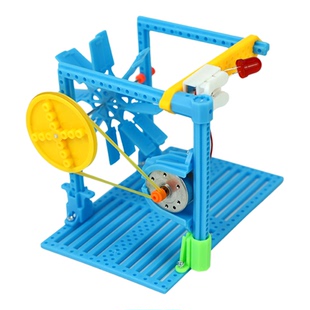 科技小制作水力发电模型儿童趣味玩具小学生手工科学实验模型材料