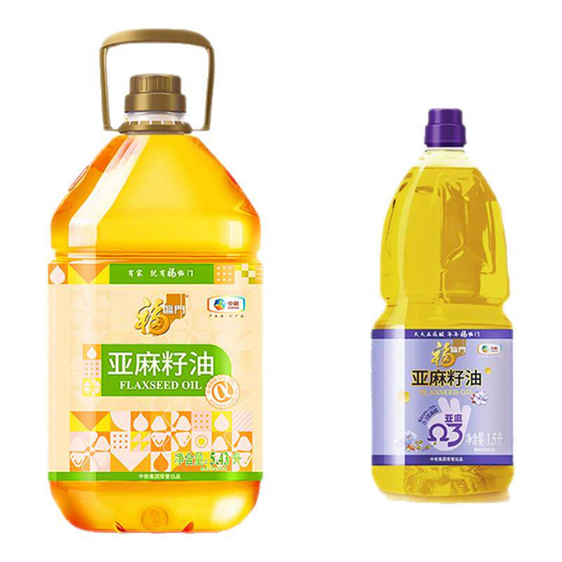 福临门冷榨亚麻籽油5.43L