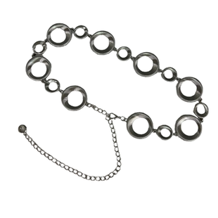 金属腰链女配裙子装饰连衣裙牛仔裤y2k圆环链条腰带配饰2025新款