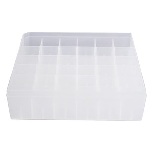 BIOSHARP LIFE SCIENCES 白鲨 BS-50-TB36S塑料冻存盒 5ml透明PP可耐受-80℃低温36格/个，50个/箱，1箱