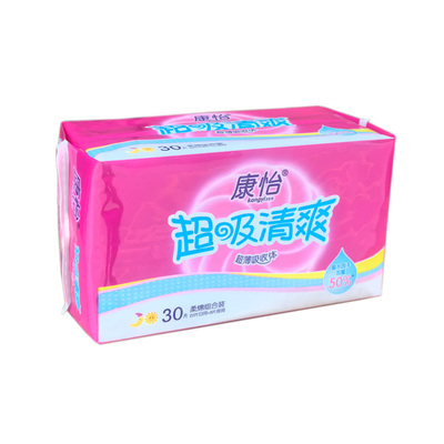 康怡超吸清爽卫生巾30片装