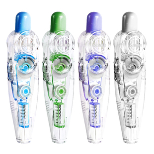 乐普升按动修正带小学生专用初中学生用高颜值可替换芯按压式涂改带笔式便携替换芯修正带乐普生初中生改正带