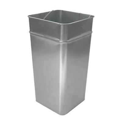垃圾桶内胆户外配件小号内桶酒店不锈钢大号圆形商场公园方形小桶