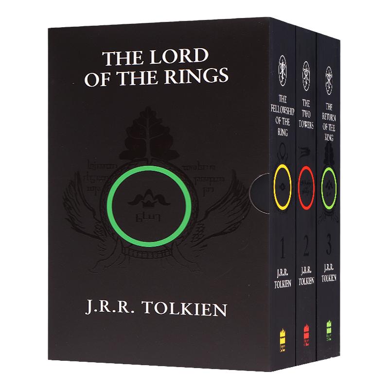 The Lord of the Rings 魔戒三部曲英文原版小说 霍比特人指环王魔戒托尔金经典奇幻小说 英语书籍 J. R. R. Tolkien