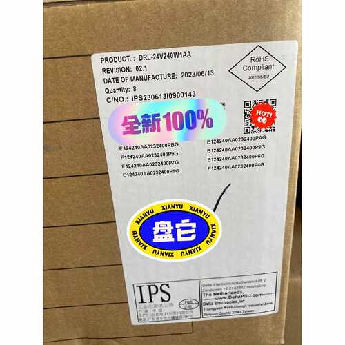 溢价-台达导轨型开关电源型号DRL24V240W1AA未