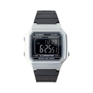 卡西欧手表CASIO W-217HM-7B潮流户外运动电子表复古防水小方表