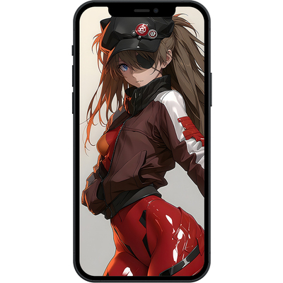 EVA明日香战斗服8K超清壁纸iphone苹果安卓手机电脑ipad平板壁纸