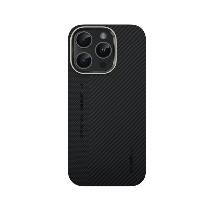 蓝猩适用苹果16promax手机壳格菱双拼iPhone16pro磁吸保护套IP16puls纤薄碳pro芳纶纤维max高级感凯夫超薄拉