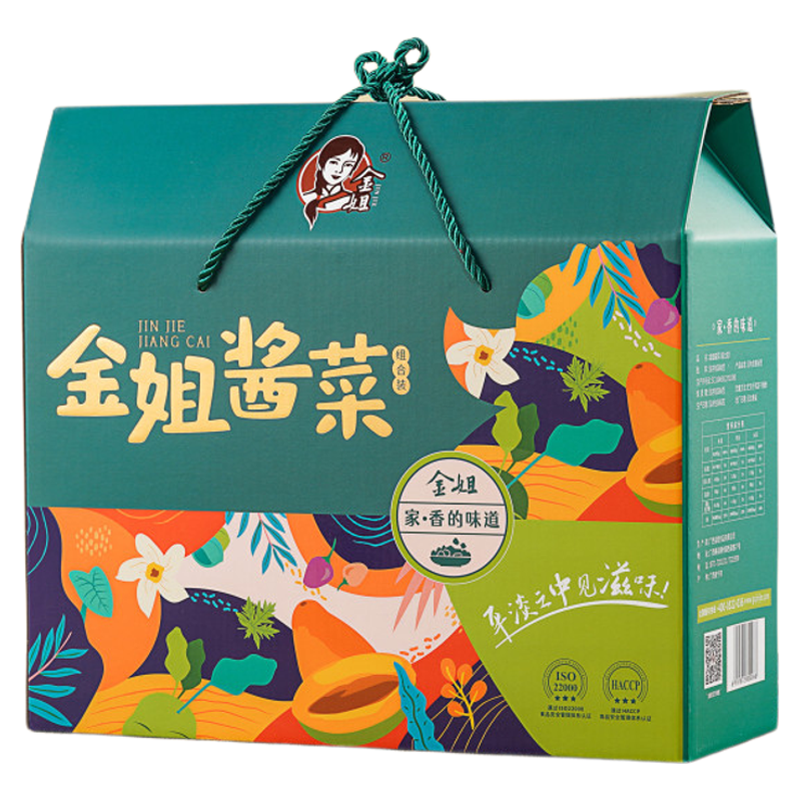 横州金姐酱菜礼盒木瓜丁广西特产