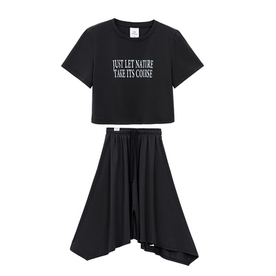 TurnSignal短袖t恤半身裙套装