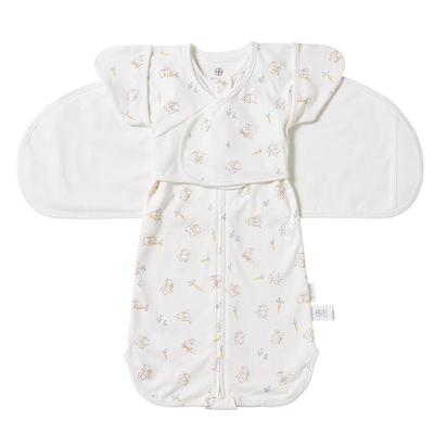 全棉四季新生儿防惊跳睡袋