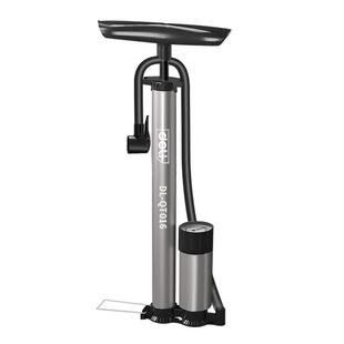 得力打气筒自行车家用通用新型高压电动瓶车山地车便携式充气管子