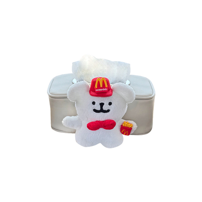 可爱线条狗适用五菱缤果S车载纸巾盒纸抽盒扶手箱车内装饰抽纸盒