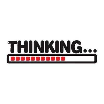 3M反光车贴thinking汽车贴纸