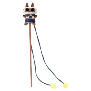 福丸x暹罗猫小豆泥逗猫棒侍者豆泥款&主厨豆泥款逗猫神器猫咪玩具