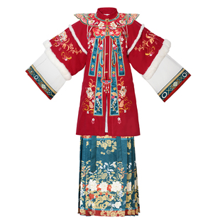 醉欢楼_云锦映彩 明制汉服女2025新款原创冬季加厚长衫马面裙古装