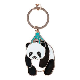 无边界乐活熊猫金属挂件钥匙扣可爱成都纪念品文创礼物送女生