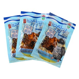 延城香辣鱼皮明太鱼皮延边朝鲜族拌鱼皮麻辣小吃开袋即食休闲小吃