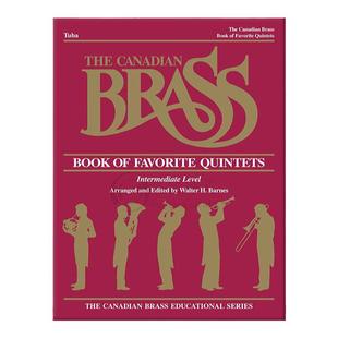 加拿大铜管 受欢迎的五重奏 C调大号 原版乐谱书 The Canadian Brass Book of Favorite Quintets Tuba HL50488970
