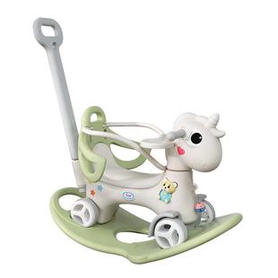 摇摇马木马儿童摇摇车宝宝溜溜车二合一婴儿玩具周岁生日礼物家用