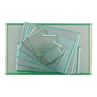 单面双面万能板万用板电路板洞洞板面包 PCB线路板电工焊接实验板