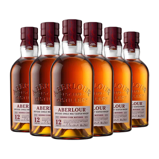 亚伯乐双桶 12年 陈酿 苏格兰 高地产区 单一麦芽威士忌700ml