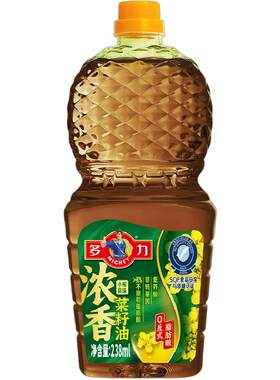 【官方正品】多力浓香菜籽油238ml家用食用油非转基因物理压榨