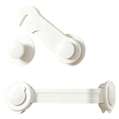 婴儿童锁扣抽屉扣防宝宝夹手安全锁防开推拉门冰箱柜子柜门锁固定