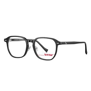 EVISU眼镜惠美寿光学镜架男女板材素颜黑框可配镜片6088