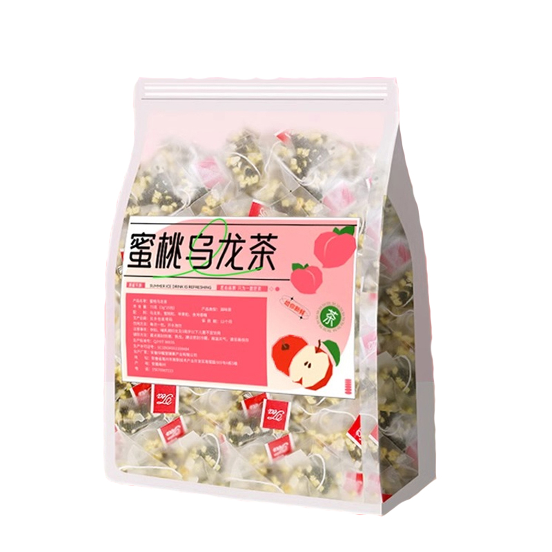 蜜桃乌龙茶绿茶果茶花草茶袋泡茶下午茶泡水喝的茶叶白桃乌龙茶包