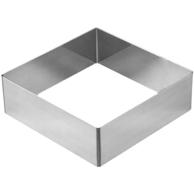加高加厚正方形慕斯圈不锈钢