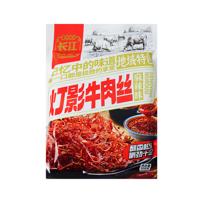 长江号子灯影牛肉丝袋装即食小吃
