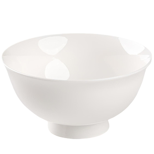 依山石坊一级骨瓷高脚碗饭碗家用中式防烫面碗食品级酒店陶瓷餐具