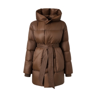 菲芊｜重磅  可追溯90白鹅绒羽绒服女冬小个子中长款2025年新款