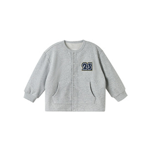 博睿恩儿童棒球服外套春季新款男女宝宝纯棉户外运动休闲上衣童装