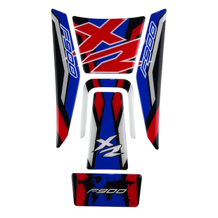 适用宝马f900xr摩托车油箱贴纸PU抗黄滴胶改装件防水装饰版画贴花