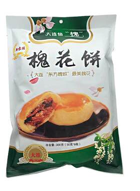 大连特产槐花饼海鲜饼即食零食