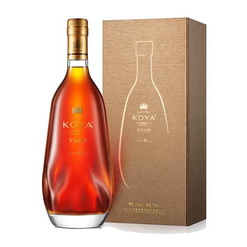 张裕官方 可雅酒庄桶藏6年白兰地vsop洋酒500ml单瓶一斤装旗舰店
