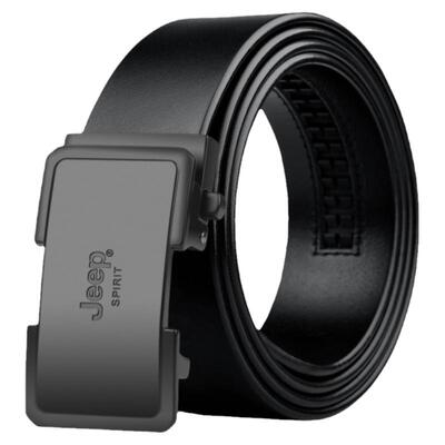 JEEP SPIRIT皮带男真皮自动扣商务休闲裤带头层纯牛皮正品时尚中