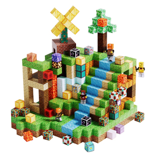 我的世界磁力方块全套正版女男孩拼图儿童益智拼装磁铁吸积木玩具