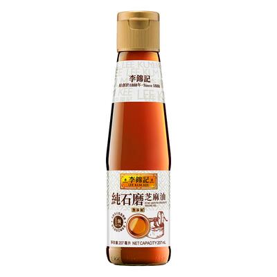 港版李锦记纯石磨芝麻油207ml