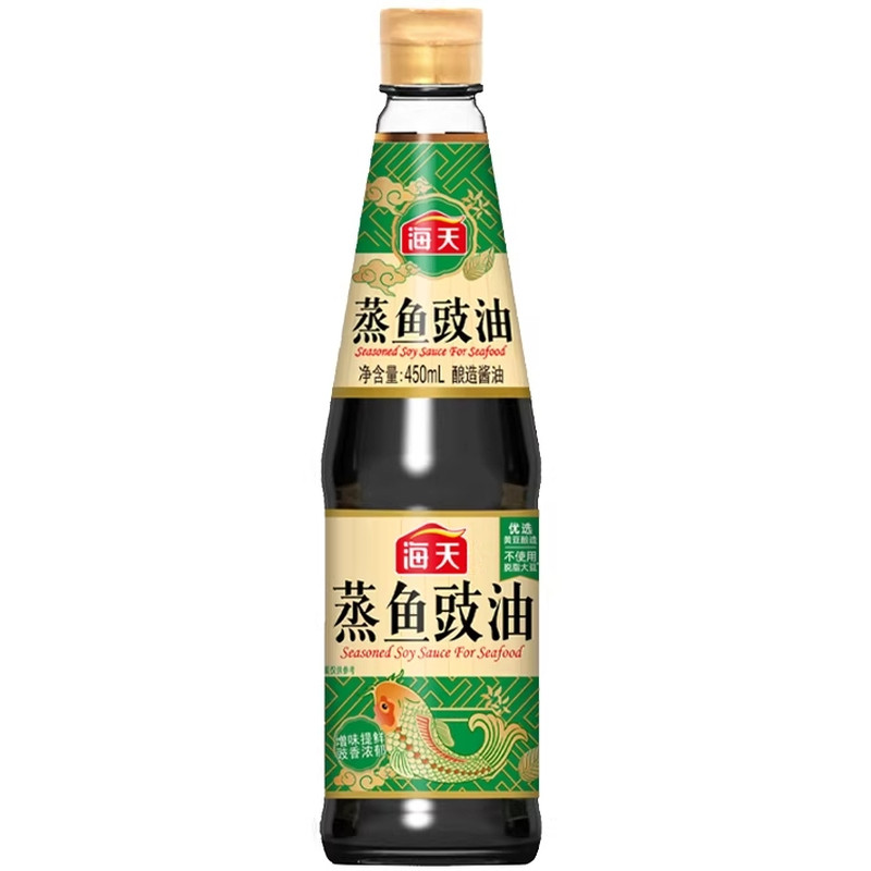 海天蒸鱼豉油0防腐剂提鲜去腥