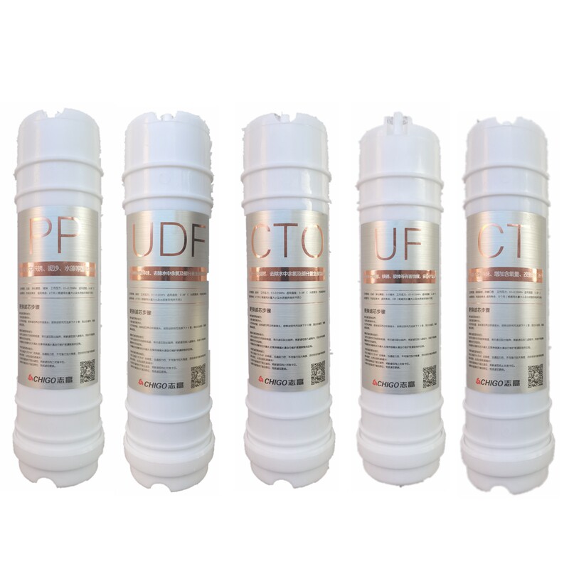 志高净水器滤芯UF3/UF2/W9-P1/P3/P5/P7 RO系列通用PP棉UDFRO膜CT
