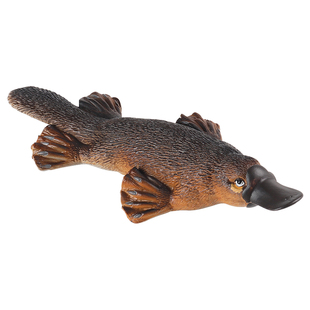 林畅模玩儿童仿真玩具鸭嘴兽模型爬行动物世界史前古生物男孩认知