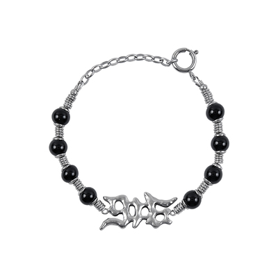 GOODBAI 916 logo异形吊坠串珠金属组合手链