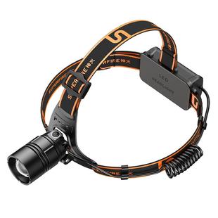 神火变焦头灯强光充电超亮头戴式赶海夜钓钓鱼超长续航大功率户外