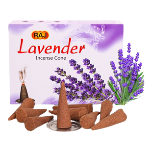 RAJ印度香 薰衣草LAVENDER 印度原装进口手工花香薰熏香塔香035