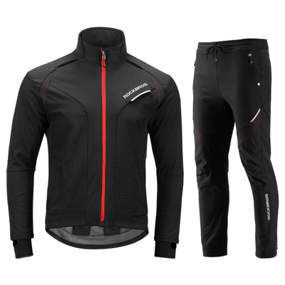 洛克兄弟男女款秋冬季保暖骑行服