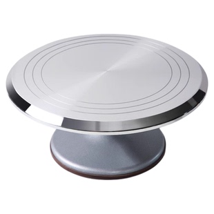 马大帅铝合金蛋糕转盘转台裱花台家用烘焙工具全套生日旋转台抹面